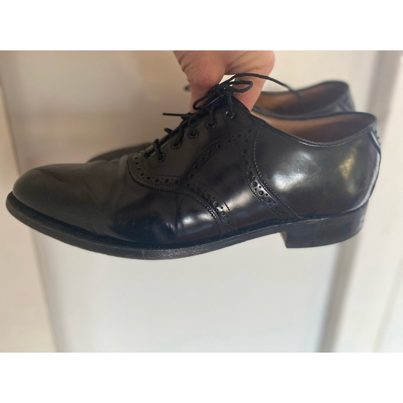 Johnston & Murphy Leather Brogue Oxford Black USA Classic Gentlemen Office 10.5 main image 11